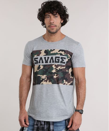 Camiseta--Savage--com-Estampa-Camuflada-Cinza-Mescla-8908856-Cinza_Mescla_1