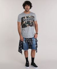 Camiseta--Savage--com-Estampa-Camuflada-Cinza-Mescla-8908856-Cinza_Mescla_3