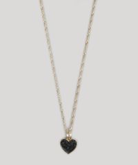Colar-com-Pingente-de-Coracao-Dourado-8790267-Dourado_1