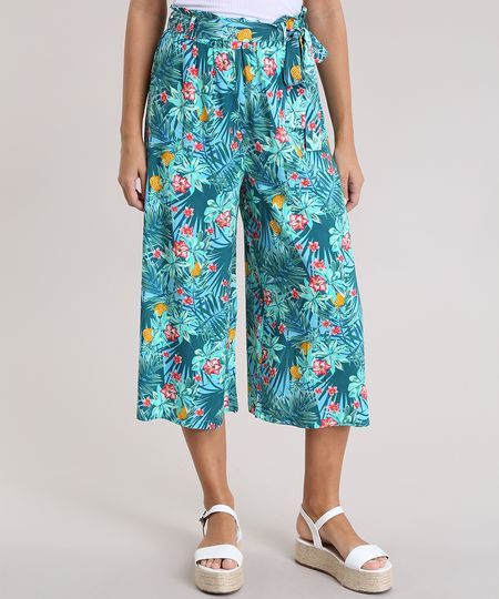 Calca-Pantacourt-Estampada-Floral-Verde-8723793-Verde_1 Calca-Pantacourt-Estampada-Floral-Verde-8723793-Verde_1