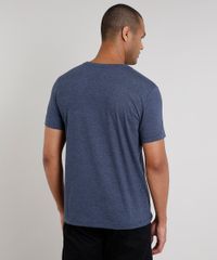Camiseta-Masculina-Basica-Mescla-Manga-Curta-Gola-Portuguesa-Azul-Marinho-8548141-Azul_Marinho_2