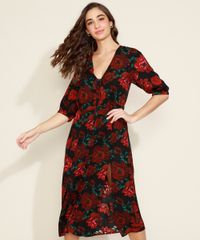 Vestido-Feminino-Midi-Estampado-Floral-Manga-3-4-Preto-9887230-Preto_1 Vestido-Feminino-Midi-Estampado-Floral-Manga-3-4-Preto-9887230-Preto_1