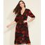 Vestido-Feminino-Midi-Estampado-Floral-Manga-3-4-Preto-9887230-Preto_1