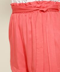 Short-Feminino-Running-Clochard-Cintura-Alta-com-Faixa-para-Amarrar-Coral-9950723-Coral_6