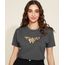 Blusa-Feminina-Mulher-Maravilha-com-Paete-Manga-Curta-Decote-Redondo-Chumbo-9968831-Chumbo_1