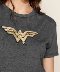 Blusa-Feminina-Mulher-Maravilha-com-Paete-Manga-Curta-Decote-Redondo-Chumbo-9968831-Chumbo_5