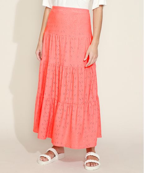 Saia-de-Laise-Feminina-Midi-com-Recortes-Rosa-9970310-Rosa_1