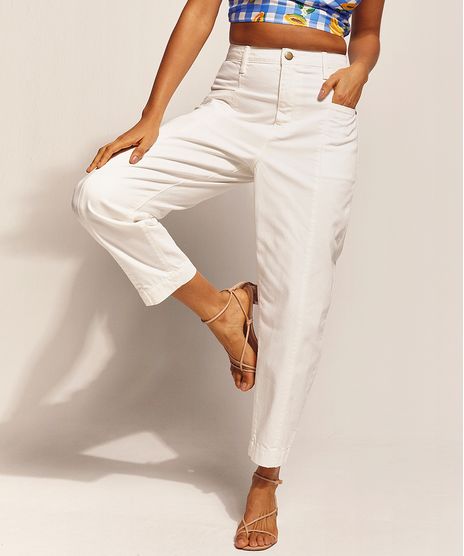 Calca-de-Sarja-Feminina-EMI-Beachwear-Baggy-Cintura-Alta-Off-White-9972442-Off_White_1