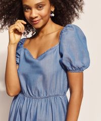 Vestido-Jeans-Feminino-EMI-Beachwear-Midi-com-Manga-Bufante-e-Decote-Redondo-Azul-Claro-9970317-Azul_Claro_4