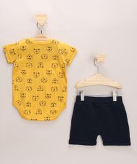 Conjunto-Infantil-de-Body-Estampado-de-Animais-Manga-Curta-Mostarda---Short-de-Moletom-Azul-Marinho-9951502-Azul_Marinho_3