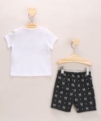Conjunto-Infantil-Harry-Potter-de-Camiseta-Manga-Curta-Off-White---Bermuda-de-Moletom-Estampada-Cinza-Mescla-Escuro-9967953-Cinza_Mescla_Escuro_3