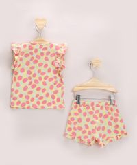 Conjunto-Infantil-Estampada-de-Abacaxi-de-Blusa-com-Babados-Manga-Curta---Short-Amarelo-Claro-9968270-Amarelo_Claro_2