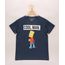 Camiseta-Juvenil--Cool-Man---Bart-Simpsons-Manga-Curta-Gola-Careca-Azul-9970348-Azul_1