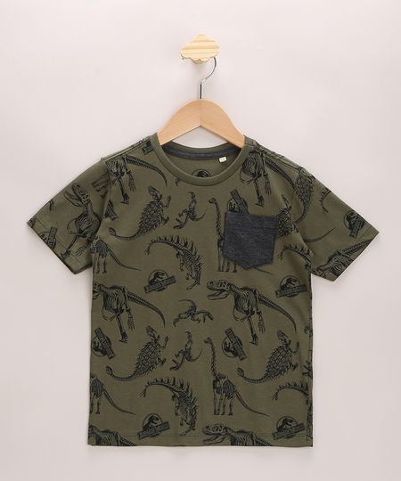 Camiseta-Infantil-Jurassic-Park-Estampado-com-Bolso-Manga-Curta-Gola-Careca-Verde-Militar-9967029-Verde_Militar_1 Camiseta-Infantil-Jurassic-Park-Estampado-com-Bolso-Manga-Curta-Gola-Careca-Verde-Militar-9967029-Verde_Militar_1
