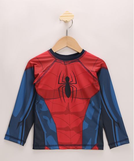 Blusa-de-Praia-Infantil-Homem-Aranha-Raglan-Manga-Longa-com-Protecao-UV50--Vermelha-9964873-Vermelho_1