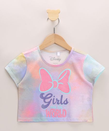 Blusa-Infantil-Cropped-Minnie-Estampada-Tie-Dye-Manga-Curta-Decote-Redondo-Multicor-9968370-Multicor_1 Blusa-Infantil-Cropped-Minnie-Estampada-Tie-Dye-Manga-Curta-Decote-Redondo-Multicor-9968370-Multicor_1