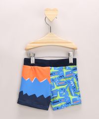 Sunga-Infantil-Boxer-Estampada-de-Jacares-Azul-Claro-9964842-Azul_Claro_2