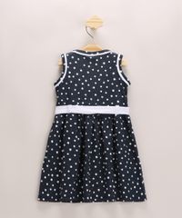 Vestido-Infantil-Estampado-de-Poa-com-Brilho-e-Faixa-para-Amarrar-Sem-Manga-Azul-Marinho-9965636-Azul_Marinho_2