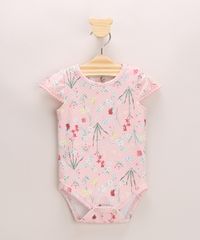 Body-Infantil-Texturizado-Estampado-Floral-Manga-Curta-Rosa-Claro-9967811-Rosa_Claro_1