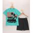 Conjunto-Infantil-de-Camiseta-Manga-Curta-Verde---Bermuda-de-Moletom-Cinza-Mescla-Escuro-9968196-Cinza_Mescla_Escuro_1