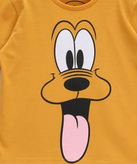 Camiseta-Infantil-Pluto-Manga-Curta-Gola-Careca-Mostarda-9970061-Mostarda_2