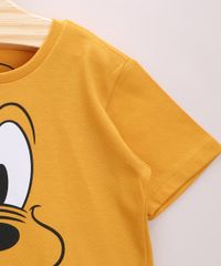 Camiseta-Infantil-Pluto-Manga-Curta-Gola-Careca-Mostarda-9970061-Mostarda_4