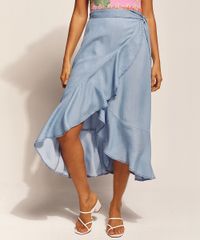 Saia-Jeans-Feminina-EMI-Beachwear-Midi-Transpassada-com-Babado-Azul-Medio-9970680-Azul_Medio_1