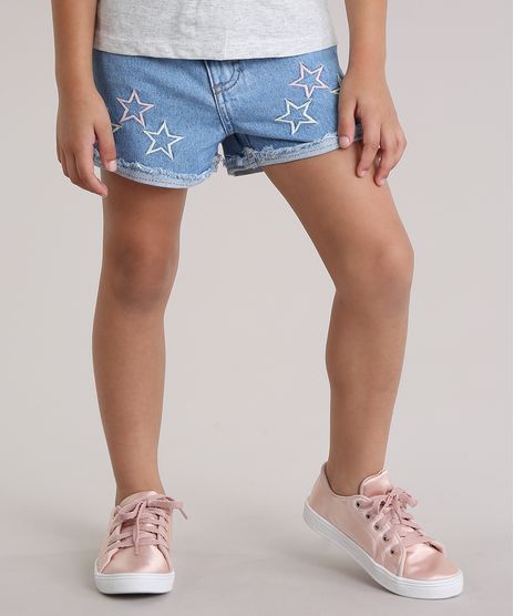 Short-Jeans-com-Bordado-de-Estrelas-Azul-Claro-8926338-Azul_Claro_1