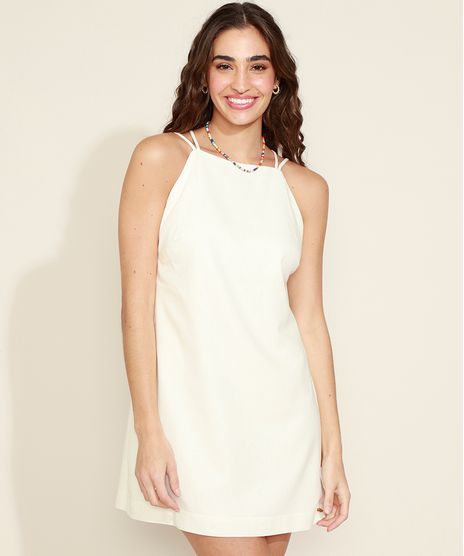 Vestido-Feminino-Curto-Halter-Neck-com-Linho-Alca-Cruzada-Off-White-9965829-Off_White_1