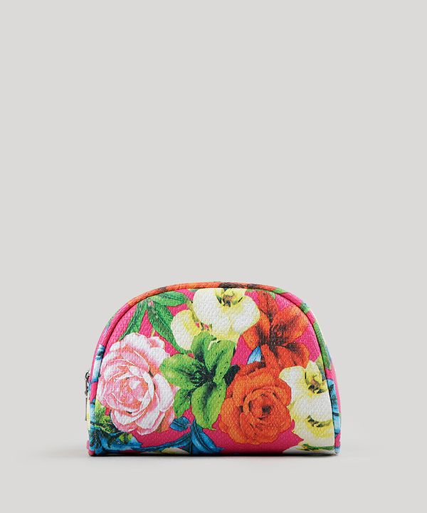 Nécessaire Estampada Floral Pink Único
