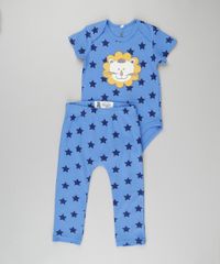 Calca-Estampada--Leao--em-Algodao---Sustentavel-Azul-8785465-Azul_3
