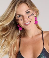 Brinco-com-Bolas-de-Micanga-Pink-8910686-Pink_2