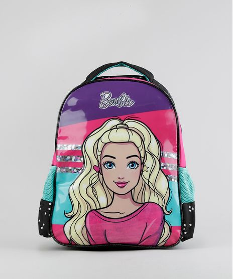 Mochila-Escolar-Infantil-Barbie-de-Costas-Preta-8744665-Preto_1
