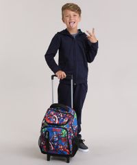 Mochila-Escolar-Infantil-Os-Vingadores-com-Rodinhas-Azul-8744662-Azul_2