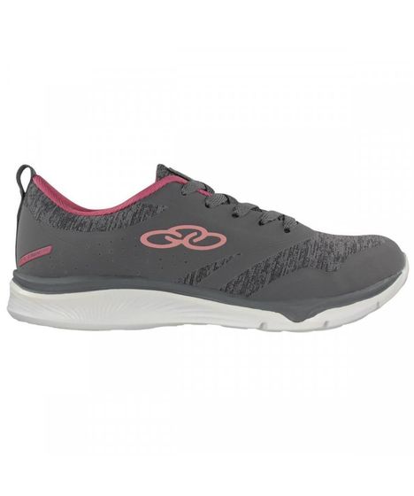 tenis olympikus feminino cinza com rosa
