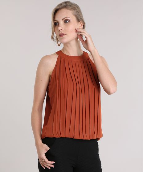 Regata-Halter-Neck-com-Pregas-Laranja-Escuro-8816523-Laranja_Escuro_1