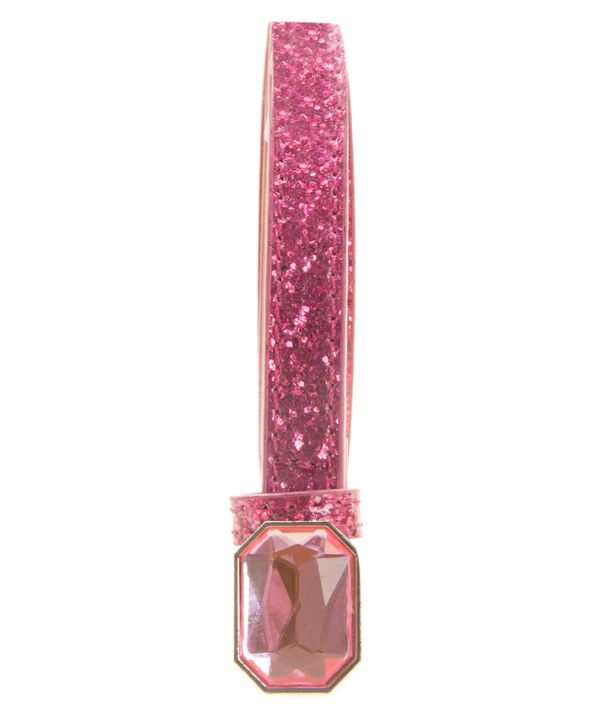 Cinto Barbie com Brilhos Prata 60CM