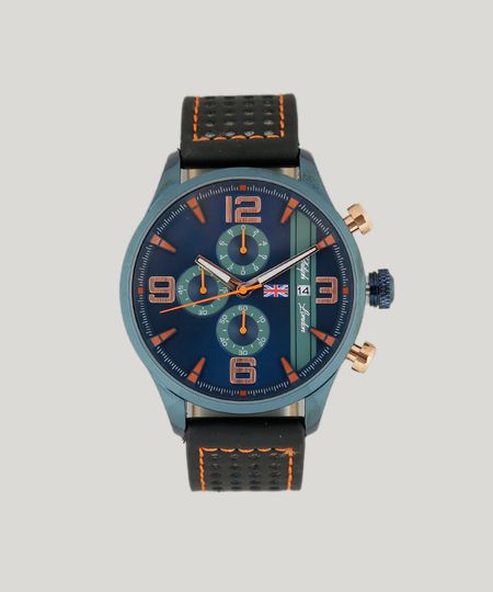 Relógio Analógico Philiph London Masculino - PL80006632M Preto - Único Menor preço em Relógio Analógico Philiph London Masculino - PL80006632M Preto - Único