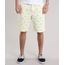 Bermuda-Slim-Estampada-de-Peixes-Amarela-8776055-Amarelo_1