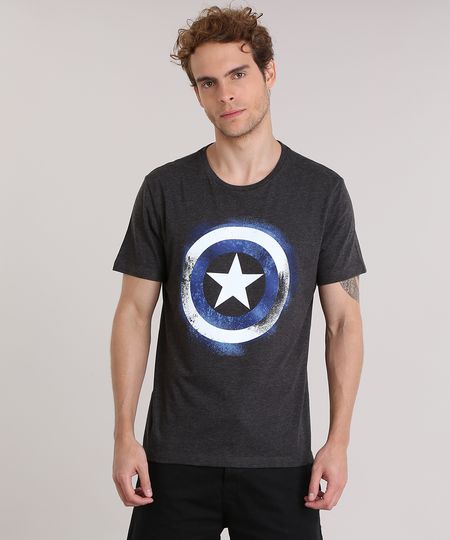 Camiseta-Capitao-America-Cinza-Mescla-Escuro-8912188-Cinza_Mescla_Escuro_1