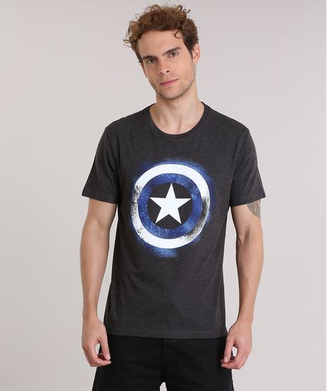 Camiseta-Capitao-America-Cinza-Mescla-Escuro-8912188-Cinza_Mescla_Escuro_1
