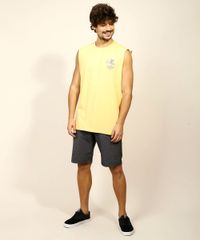 Regata-Masculina--More-Days-in-Paradise--Gola-Careca-Amarela-9971558-Amarelo_3