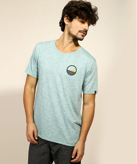 Camiseta-Masculina--Classic-Surfing--Manga-Curta-Gola-Careca-Azul-Claro-9970471-Azul_Claro_1
