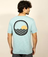 Camiseta-Masculina--Classic-Surfing--Manga-Curta-Gola-Careca-Azul-Claro-9970471-Azul_Claro_2