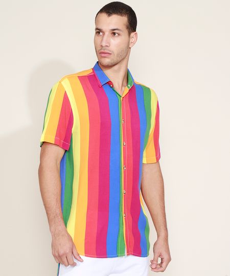 Camisa-Masculina-Tradicional-Estampada-Listrada-Pride-Manga-Curta-Multicor-9968731-Multicor_1 Camisa-Masculina-Tradicional-Estampada-Listrada-Pride-Manga-Curta-Multicor-9968731-Multicor_1