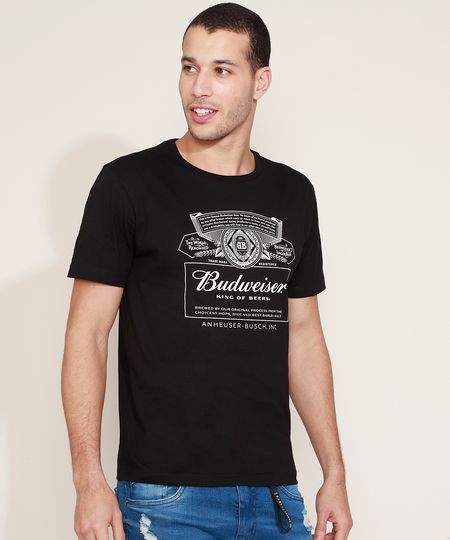 Camiseta-Masculina-Budweiser-Manga-Curta-Gola-Careca-Preta-9967742-Preto_1