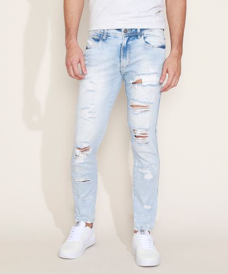 Calca-Jeans-Masculina-Skinny-Destroyed-Azul-Claro-9967823-Azul_Claro_1 Calca-Jeans-Masculina-Skinny-Destroyed-Azul-Claro-9967823-Azul_Claro_1