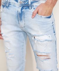 Calca-Jeans-Masculina-Skinny-Destroyed-Azul-Claro-9967823-Azul_Claro_4