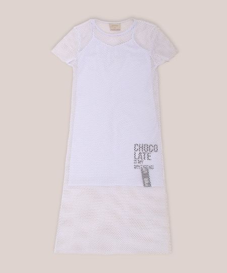 Vestido-Juvenil-Curto-de-Tule-Manga-Curta-Decote-Redondo-Branco-9967659-Branco_1