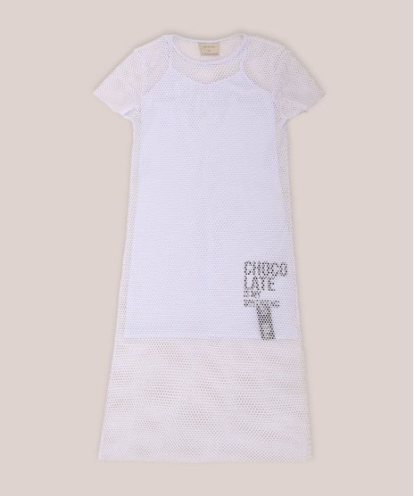 Vestido-Juvenil-Curto-de-Tule-Manga-Curta-Decote-Redondo-Branco-9967659-Branco_1